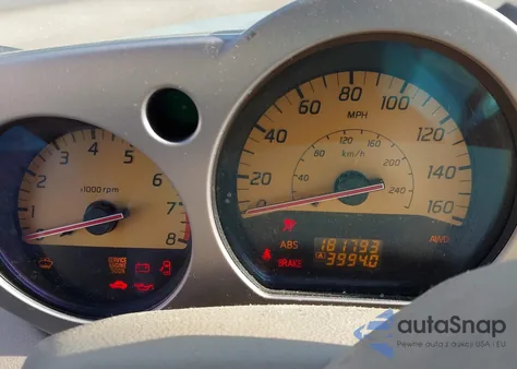 2004 Nissan Murano Sl z USA, uszkodzony, nr VIN JN8AZ08WX4W320050